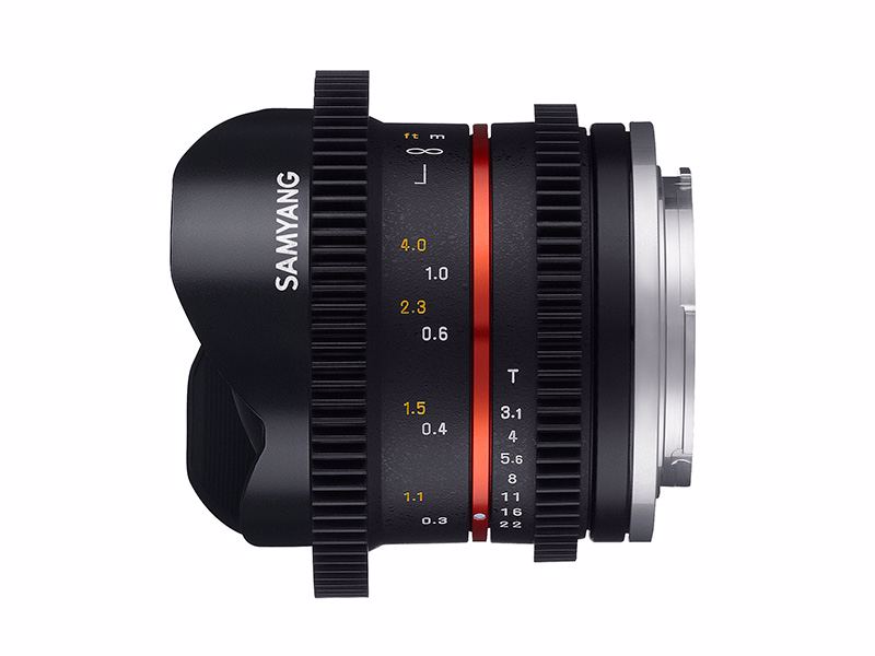 Samyang 8mm T3,1 VDSLR (APS-C) Canon M