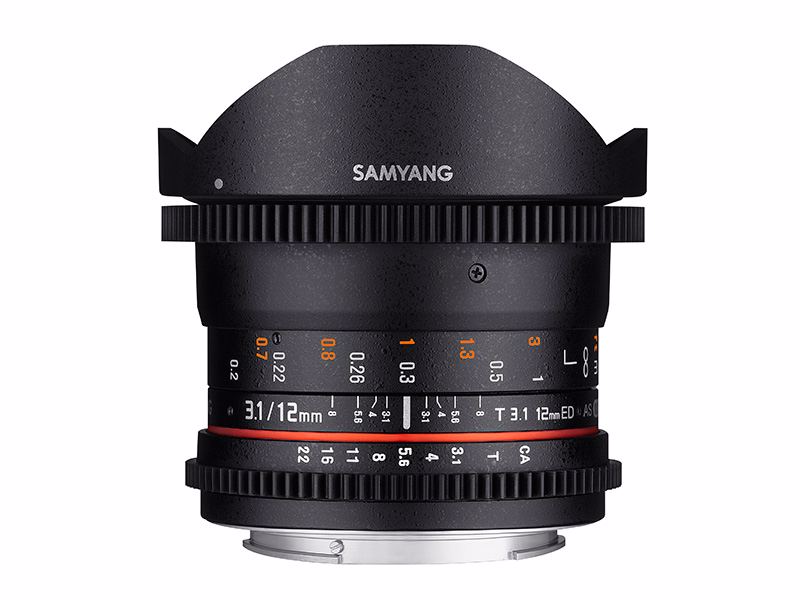 Samyang 12mm T3,1 Fisheye VDSLR FF Nikon