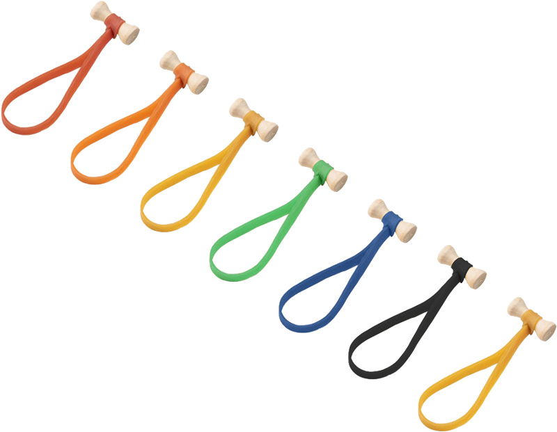 "Kupo Elastic Cable tie 5"""-10pcs Mixed color