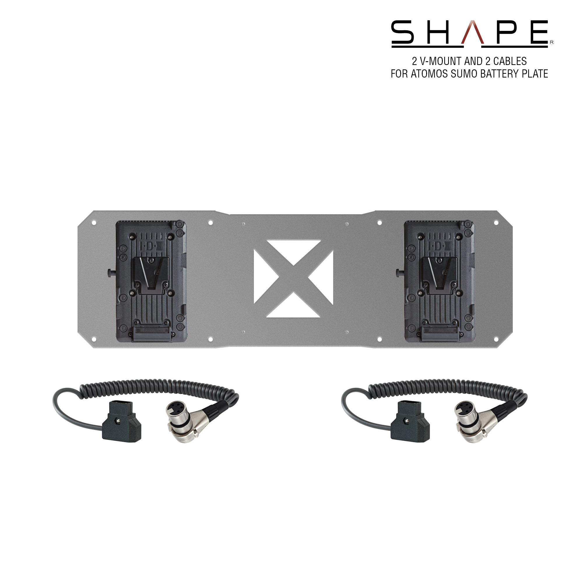 Shape V-MOUNT BATTERY PLATES AND CABLE KIT FOR ATO