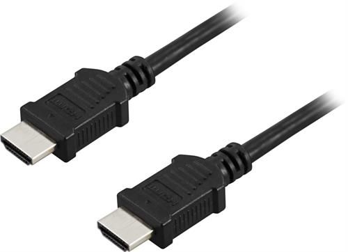 HDMI-kaapeli, HDMI-kaapeli, HDMI uros - HDMI uros, 0,5m 4K