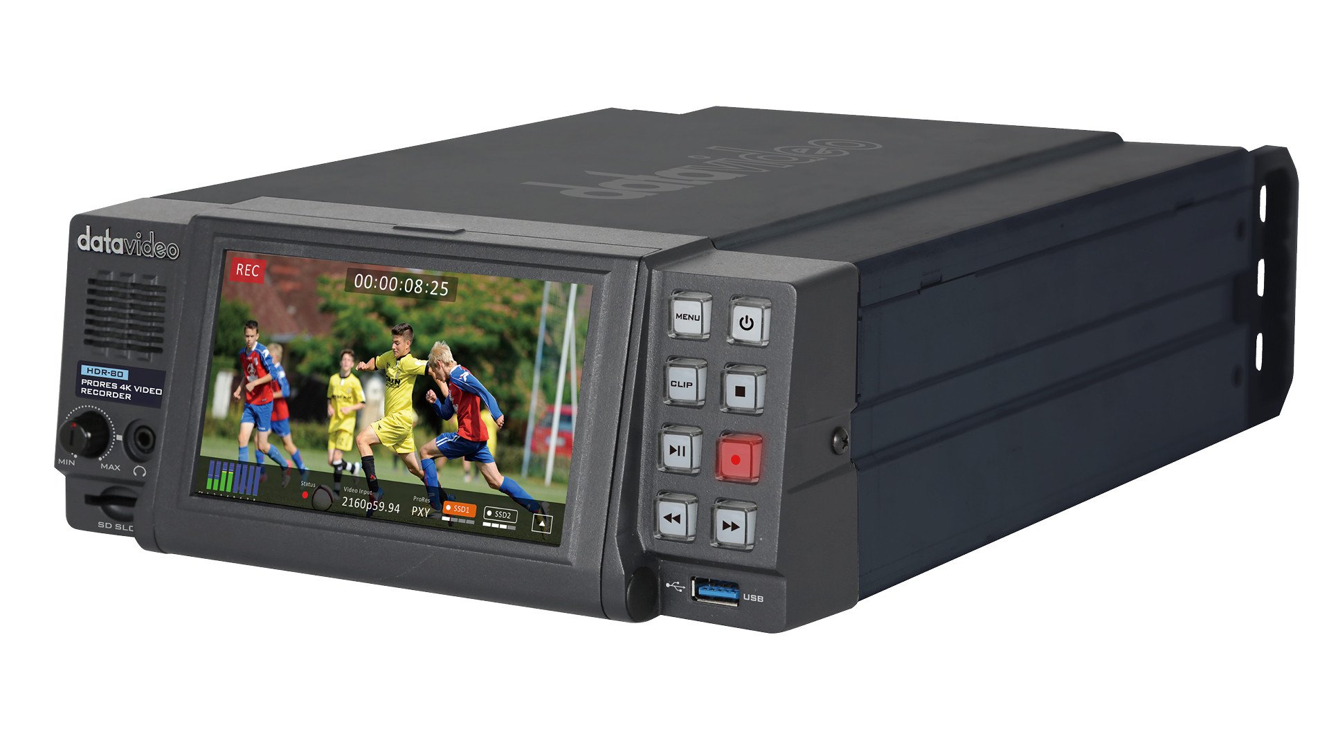 Datavideo HDR-80 4K ProRes videotallennin