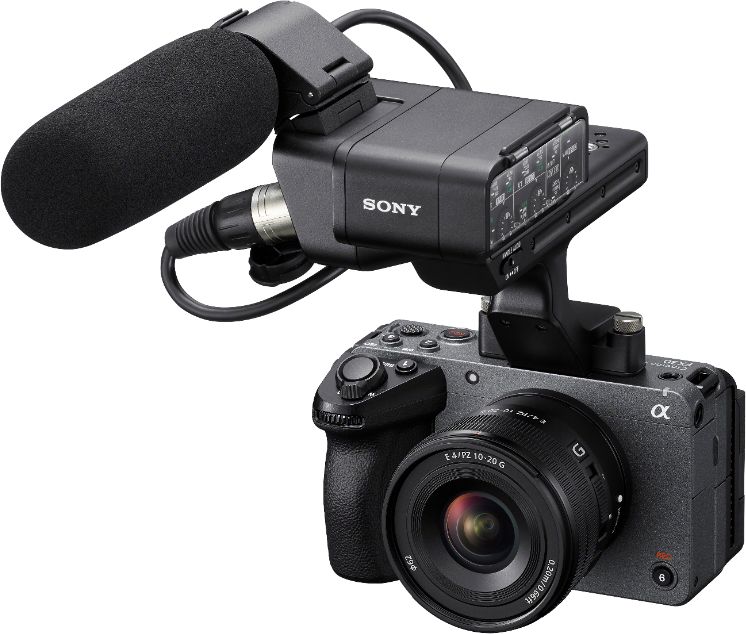 Sony FX30 APS-C 4K CinemaLine Kamerarunko+XLR kahva