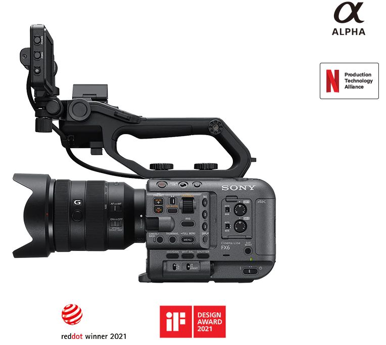 Sony FX6 Full-frame 4K CinemaLine Camera