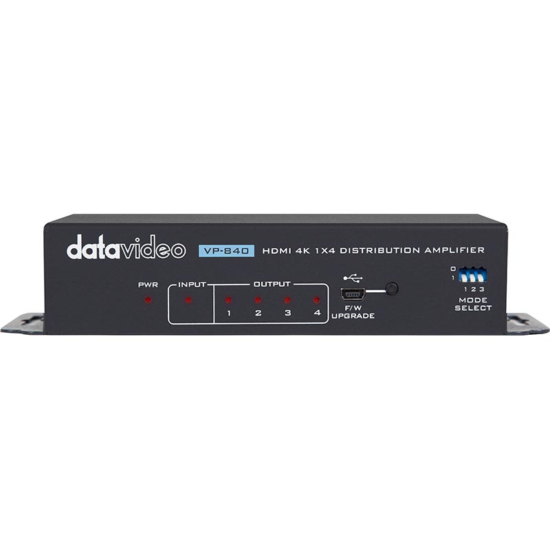Datavideo VP-840 UHD 4K HDMI jakovahvistin 1X4
